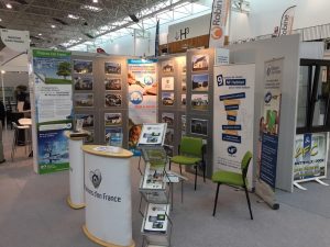 Foire et salons normandie, stand constructeur Maisons d'en France